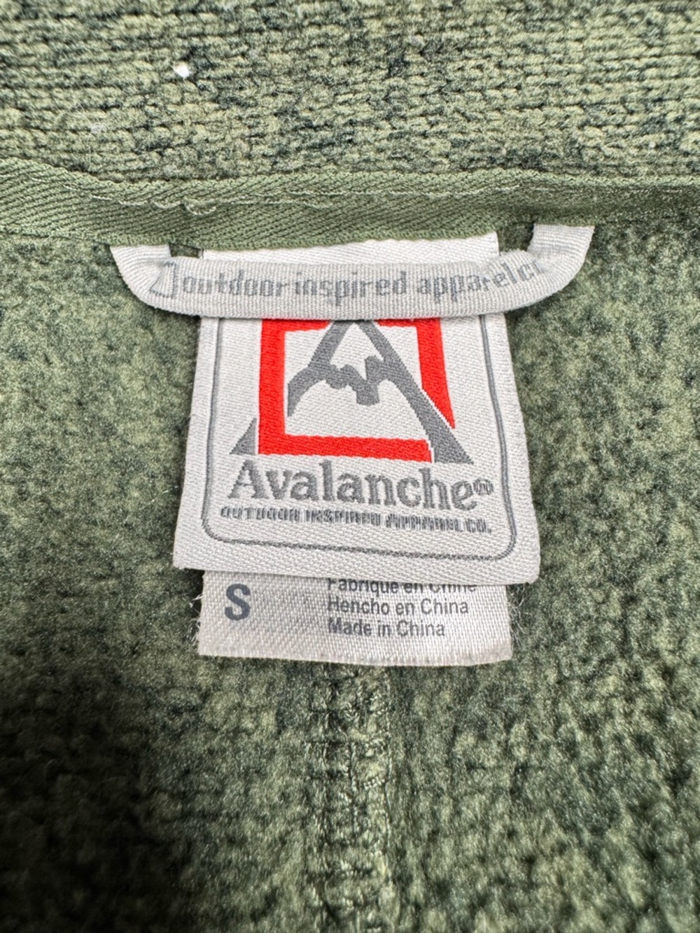 Avalanche Dark Green Zip-Up Sweater - Picture 7 of 10